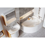 Asimetrinė vonia Ravak Rosa