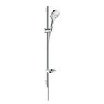 Dušo komplektas Hansgrohe Raindance Select 120 Air 3jet / Unica S Puro 90, baltas/chromuotas