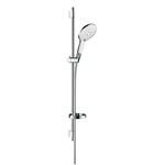 Dušo komplektas Hansgrohe Raindance Select S 150 Air 3jet / Unica S Puro 90, baltas/chromuotas