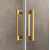 Radaway Idea Gold KDD dušo kabinos elegantiškos detalės