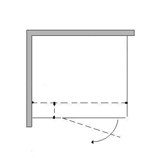 Berėmės dušo sienelės Griubner FR-K11 schema
