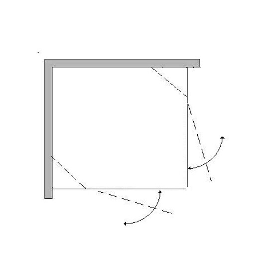 Berėmės dušo sienelės Griubner FR-K22 schema