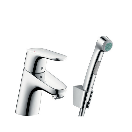 Praustuvo maišytuvas Hansgrohe Focus E su bidette dušeliu