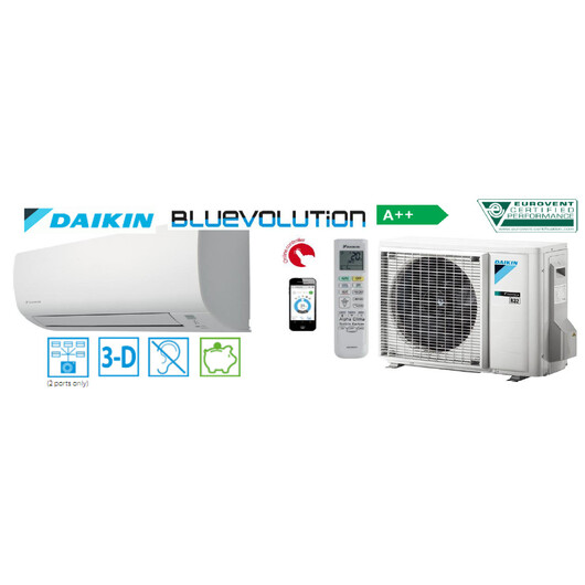 Daikin Split Inverter sieninis oro kondicionierius 2,0/2,5 kW