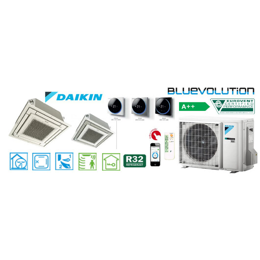 Daikin kasetinis compact oro kondicionierius 3,4/4,2 kW